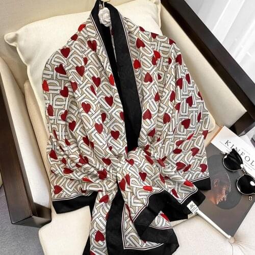 Brand Designer Cotton Scarf High Quality Foulard Bandana Long Shawls Warps Winter Warm Scarves Pashmina Lady 2021 New