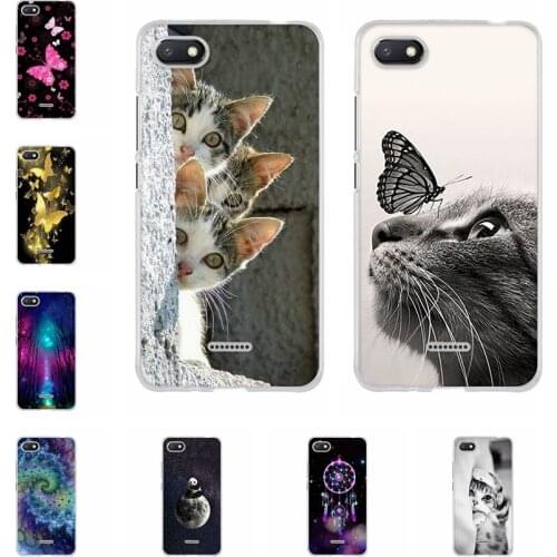 For Xiaomi Redmi 6A Case Silicone Cover 5.45" TPU Cat Cartoon Case For Fundas Xiaomi Redmi 6a Redmi6a Coque Phone Bumper Housing