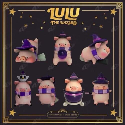 Blind box cicistory canned pig lulu pig second bomb tide play blind box genuine mini doll hand-made toy decoration gift