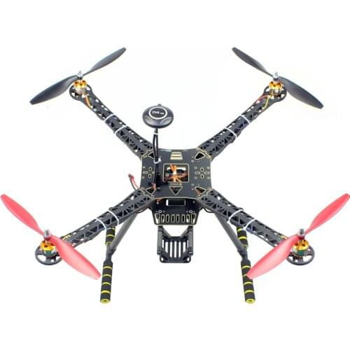 Feichao S600 4-Axle DIY Drone Kit PNP 600mm Frame Kit Landing Gear Skid+APM2.8 Flight Control+30A ESC + 930KV Motor+1045 Paddles