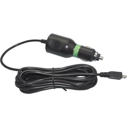 Adapter Cable Cord for GPS Car Camera Recorder Input DC 12-24V Car Recorder Charger 1.2m Mini USB Car Power Charger DC 5V 2000mA