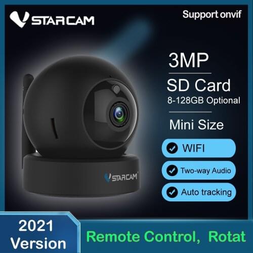 Vstarcam C43S 1296P 3MP Dome Mini IP Camera 1080P Wireless Wifi Security Camera IR Night Home Surveillance Camera Baby Monitor