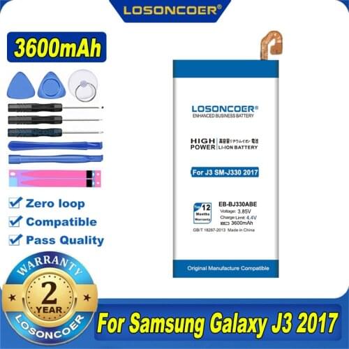 LOSONCOER Samsung Galaxy J3 2017 Batteries