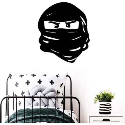 New Design Wall Sticker Wallpaper For Boys Room Vinyl Ninjutsu Art Decals Stickers