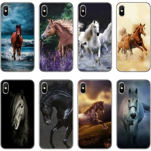 Silicone Phone Case For Huawei Honor 20 10i 9X 10 Lite 8S 8C 8X 7C 7X 7A 6C Pro 6 6A 6X 5A 5C running horse Soft Cover