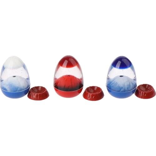 Creative Imitation Volcanic Eruption Beautiful Floating Sand Oil Spilled Drop Ornaments Kids Toy Hourglass Timer Birthday Gifts