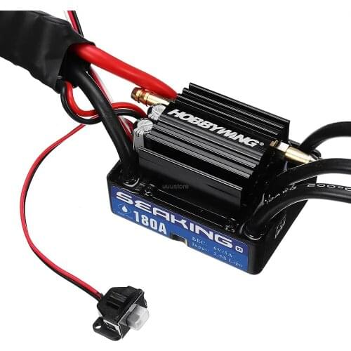 Original HobbyWing Waterproof SeaKing V3 180A BL Brushless Motor Speed Controller ESC 6V/5A BEC for RC R/c Racing Boat