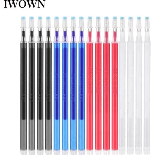 20Pcs High Temperature Disappearing Fabric Marker Pen Temporary Marking Heat Erasable Refills for Fabric Dressmaking Sewing Tool