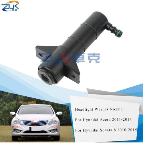 ZUK Headlight Washer Nozzle Actuator Spray Jet For Hyundai Azera 2011 2012 2013 2014 Sonata 8 2010-2015 98671-3V000 Left=Right
