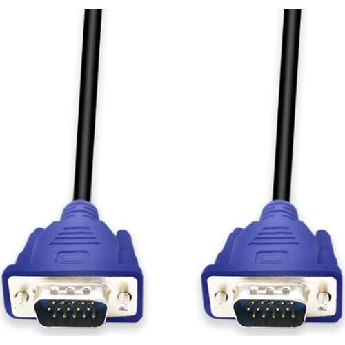 1.5m VGA Extension Cable HD 15 Pin Male to Male VGA Cables Cord Wire Line Copper Core for PC