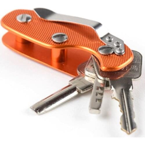 1PC Aluminum Smart Key Holder Organizer Clip Folder Keychain Pocket Tool