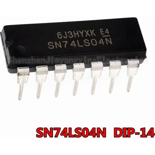 10Pcs/lot SN74LS04N DIP14 SN74LS04 DIP 74LS04N 74LS04 DIP-14 HD74LS04P new IC