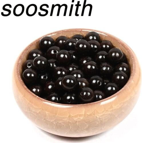 6/8mm Natural Black Wood beads Loose Spacer Wooden Beads for jewelry making Charms Bead Bracelet Necklace Handmade/diy Craft