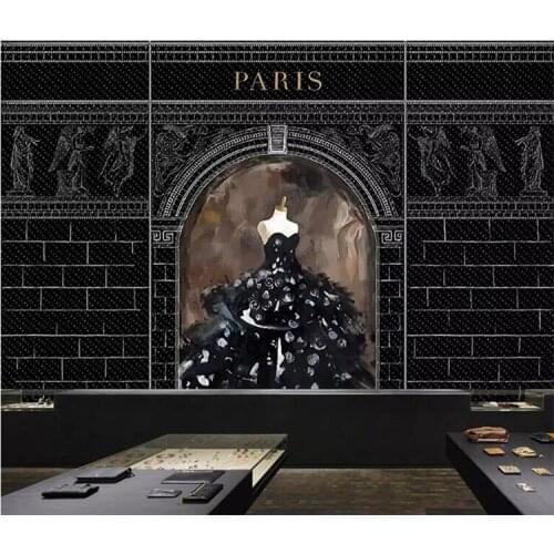 Abstract oil painting wedding wallpaper European cafe restaurant bedroom living room TV background wall paper home custom mural