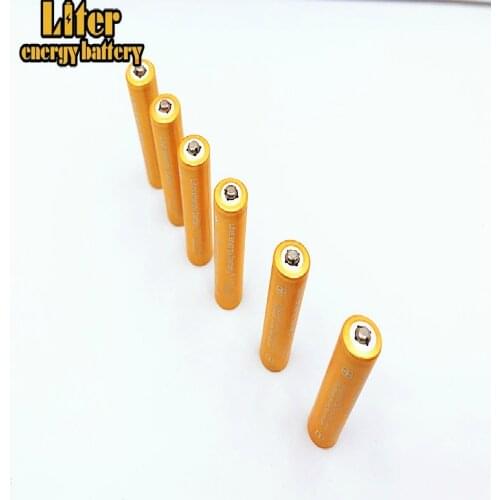 Pilha Recarregavel 40pcs Liter Energy Battery 3.7v 380mah High Capacity 10440 Li-ion Rechargeable For Led Flashlights Headlamps