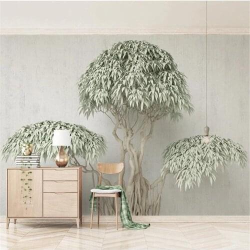 Milofi custom photo wallpaper mural creative a tree modern minimalist 3d stereo TV living room bedroom background wall paper