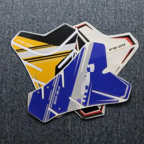 For Yamaha FZ09 FZ-09 2016 2017 2018 2019 2020 2021 3D Fuel Tank Sticker Cover Pad Motorcycle Decorative Decal Sticker