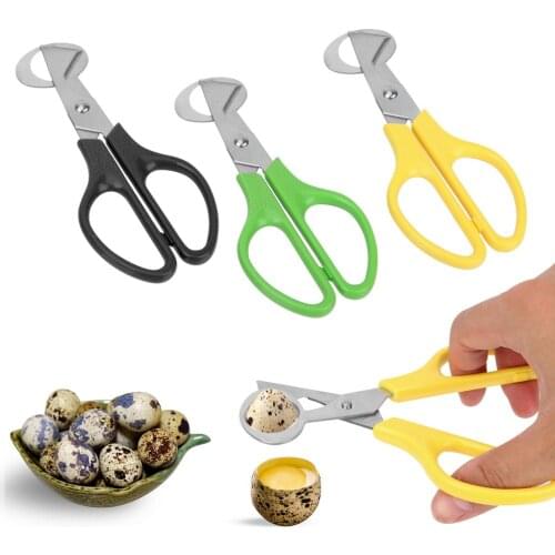 Stainless Steel Quail Egg Shell Scissors Rust Resistant Blade Egg Tools Durable Cigar Cutters Kitchen Tools