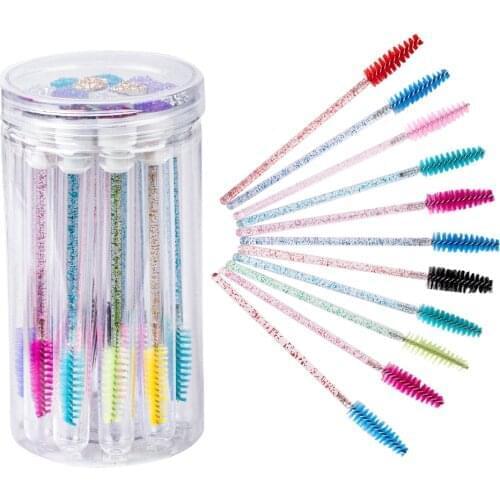 100/10pcs Disposable Mascara Brushes Wands Eyelash Brush Makeup Applicators Kits for Eyelash Extensions and Mascara Use Cosmetic