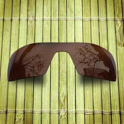 Polarized Replacement Lense For-Oakley Oil Rig Sunglasses Frame - Brown Color Mirrored Coating