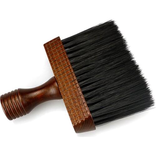 Neck Face Duster Brush Barber & Home Fiber Nylon Hair Clean Hairbrush Cutting Comfortable Grip Hairdressing Styling Tool