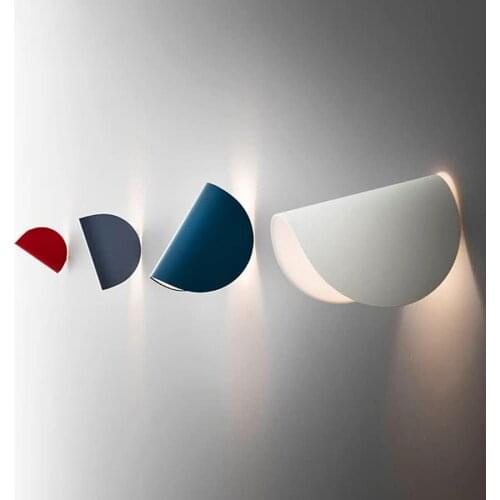 Modern LED Indoor Wall Lamp Nordic Simple Bedroom Living Room Balcony TV Background Wall Light Adjustable Angle Wall Sconce