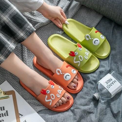 Slipper Womens Home Anti-slip Thick-soled Anti-smelling Slippers Stylish Couples Slippers Soft Soles Mens Shoes House Slippers