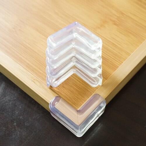 4 PC Lot Corner protector baby collision protection child transparent anti-collision angle ball table corner table glass corner