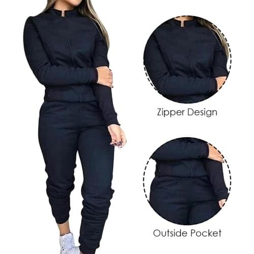 2021 Spring Autumn Print Tracksuit Women 2 Pcs Set Long Sleeve Zipper Jacket Pants Sports Jogging Suit Female Streetwear Outfits