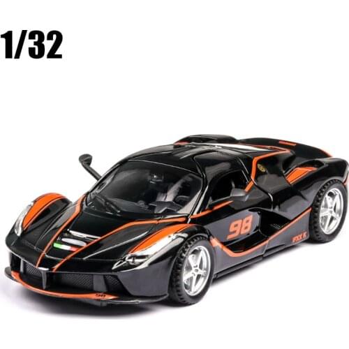1:32 FXX K Supercar Car Model Alloy Car Die Cast Toy With Pull Back Childrens Toy Collectibles Free Shipping