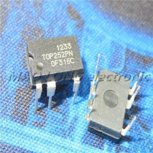 10PCS/LOT TOP252PN TOP252 DIP-7 LCD power management chip New In Stock Original Quality 100