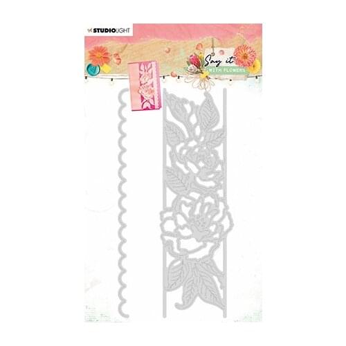 2021 AliliArts Metal Cutting Dies flower border diy Scrapbooking Photo Album Decorative Embossing PaperCard Crafts Die