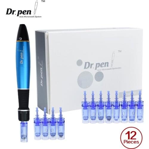 Authentic Doctor pen Ultima A1 Wireless With 12 Pcs needles Skin Repair Tool Kit Professional Derma Rolling System