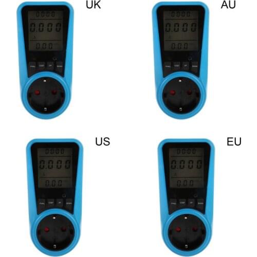 New Plug Digital Voltage Wattmeter AC Electricity Analyzer Monitor Watt Energy Meter