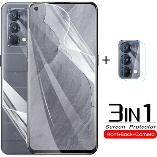 3-in-1 Hydrogel Soft Film For OPPO Realme GT Master RealmeGT GTMaster Back Screen Protector Camera Lens Glass