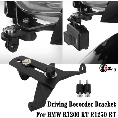Motorcycle Driving Recorder Camera CNC Aluminum Bracket For BMW R1200RT R1250RT LC 2014-2020 R 1200 RT R 1250 RT LC