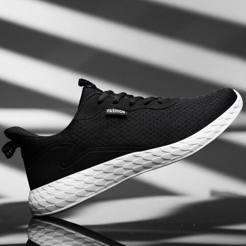 Casual Men Shoes Breathable Light Men Sneakers Big Size 39-48 Lace-Up Mesh Footwear Sports Shoes Men Tenis Masculino Adulto