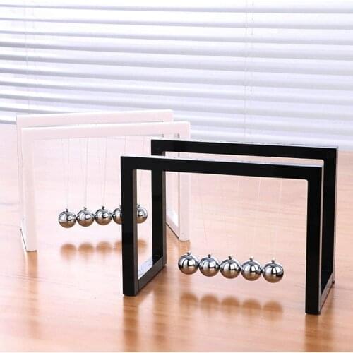Newtons Cradle Pendulum Balance Ball Physical Experiment Early Education Model For Office Home Decoration Toys For Kids Gifts