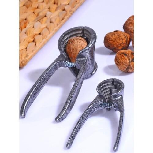 Sampurchase Walnut And Nut Crasher Metal Spring Handle 2 PCs