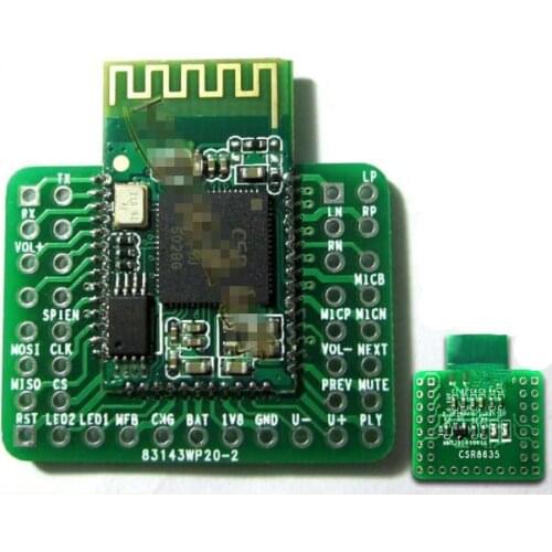 CSR8615 Bluetooth 4.0 low power mono audio module CSR8615 Bluetooth speaker amplifier DIY welding adapter board