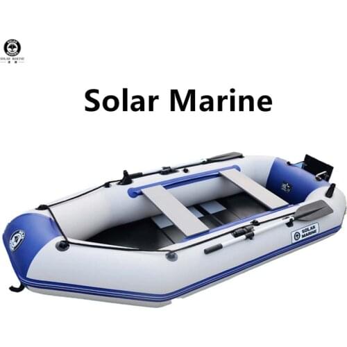 4 Person 270 CM PVC Inflatable Fishing Boat Yakay Thick And Wear-resistant Wooden Floor With All Accessories