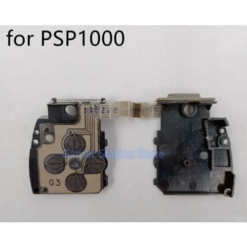 Original Used PSP1000 Left Trigger Button Keypad Conductive Film With Frame Replacement for PSP 1000 Game Console Accessories
