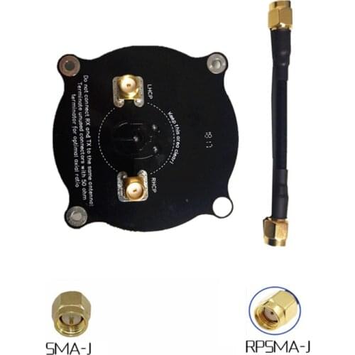 Pagoda 2 Pro FPV 5.8 Ghz Panel Antenna Omnidirectional Triple Feed Patch for Racing Fatshark Goggles