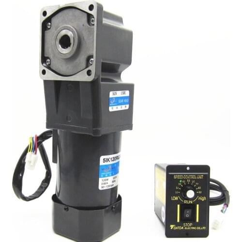180W 220V gear right angle reducer hollow shaft micro motor speed motor + speed governor