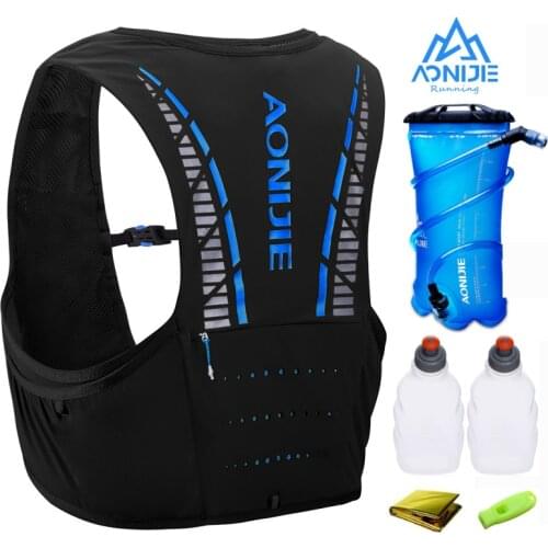 AONIJIE C933 250ML Trail Running Backpack 5L Lightweight Hiking Racing Cycling Marathon Hydration Vest Rucksack Optional Bottles