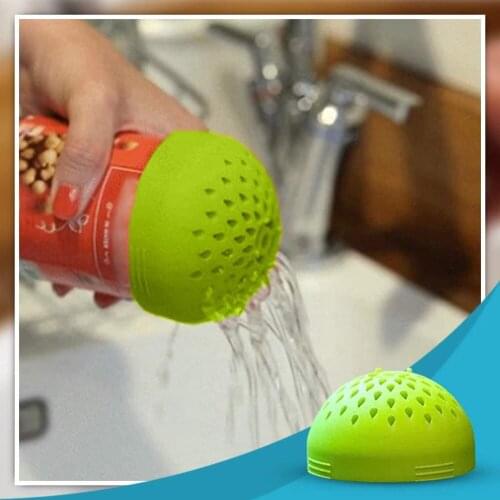 Silicone Funnel Strainers Multifunctional Filter Colander Can Drainer Cover Lid Soup Food Waste Separation Filter Sifter kitchen