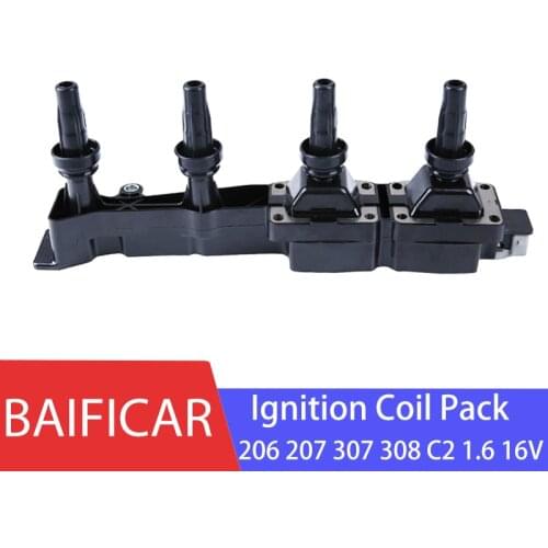 Brand New Genuine Partner Ignition Coil Pack 597099 9636337880 For Peugeot 206 207 307 308 1007 Citroen C2 1.6 16V