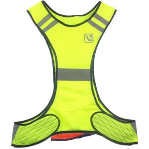 Reflection Lightning Sparkling Warning Running Riding Working Vest Sleeveless Shirt Night Bright Shining