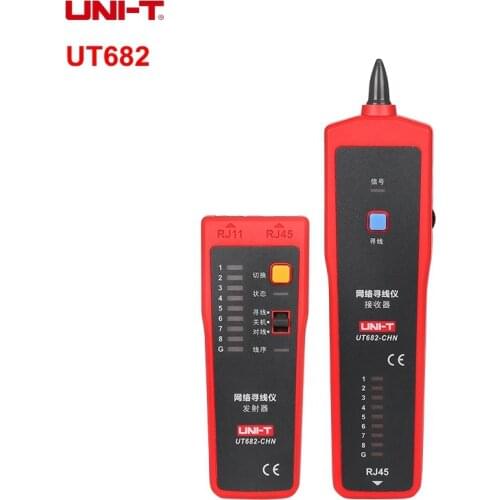 UNI-T UT682 Multifunction Cable Finders Wire Tracker Detector Tester Telephone Line Tracking Function Network Wire Tracker