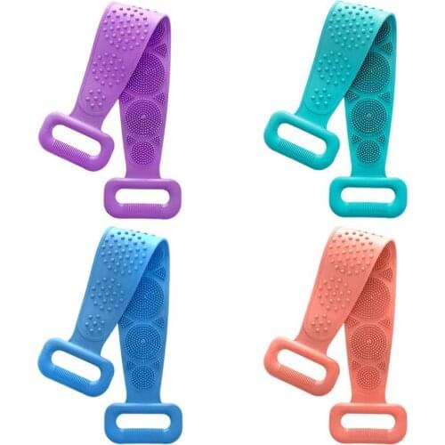 Magic Silicone Brushes Body Brush Bath Belt Household Skin Clean Shower Brushes